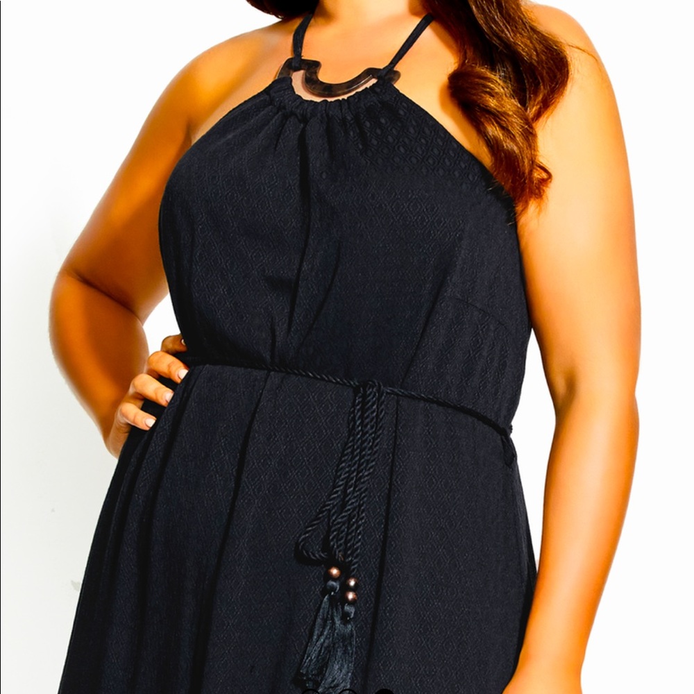 City Chic, Maggie Halter Dress, 3X, NWT